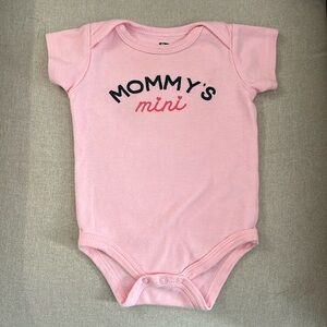 ‼️ SOLD ‼️ Mommy’s mini shirt for baby girl 3-6 months